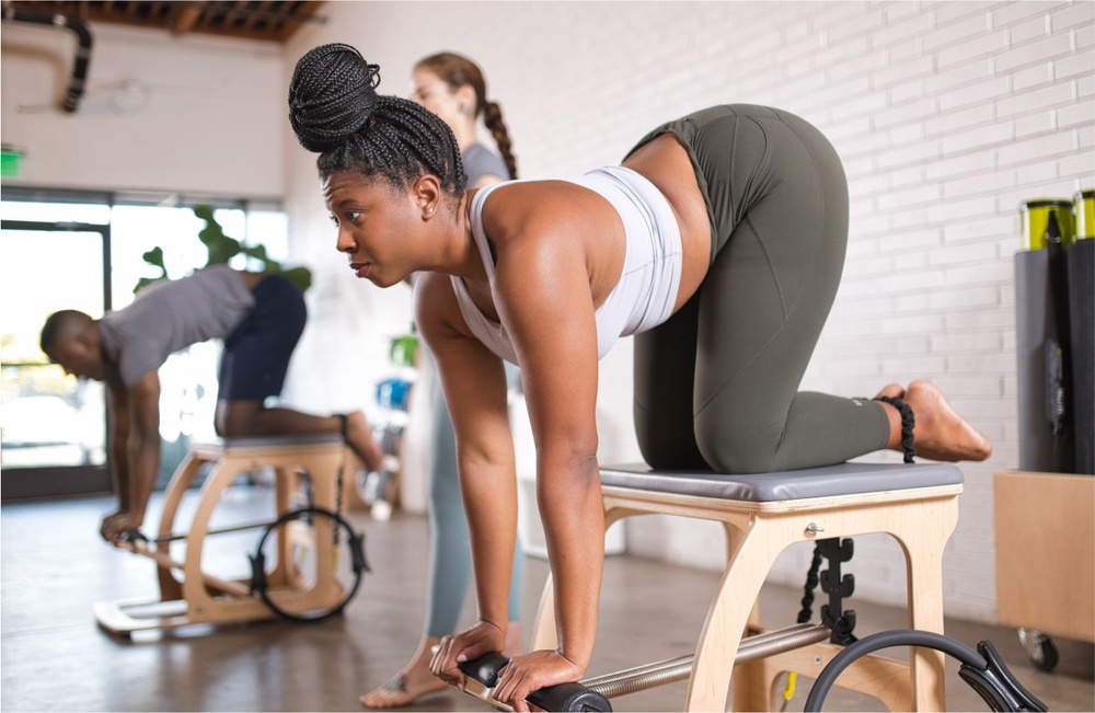 Pilates chair workout