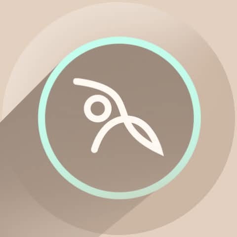 pilates person icon