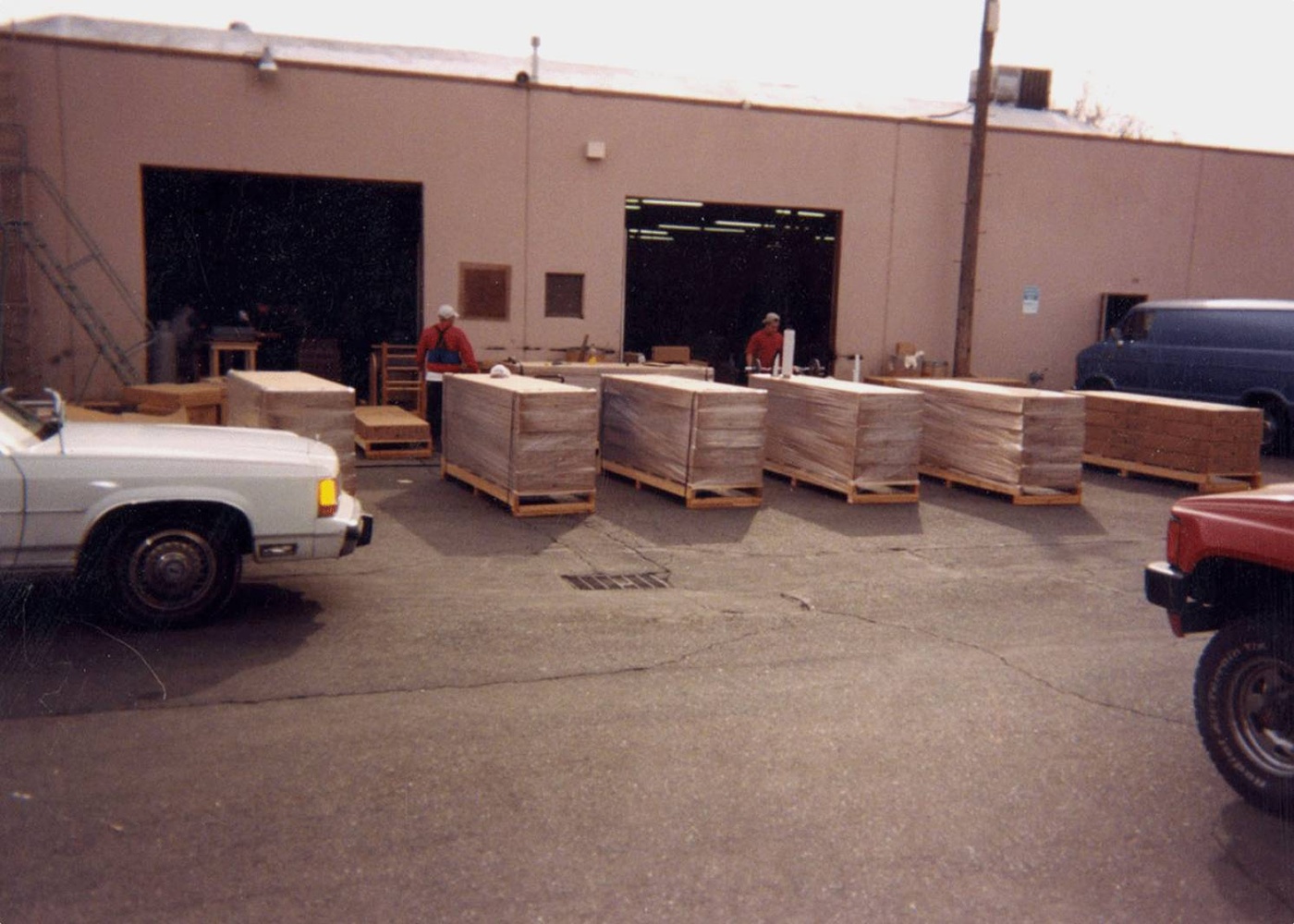 Warehouse with inventory