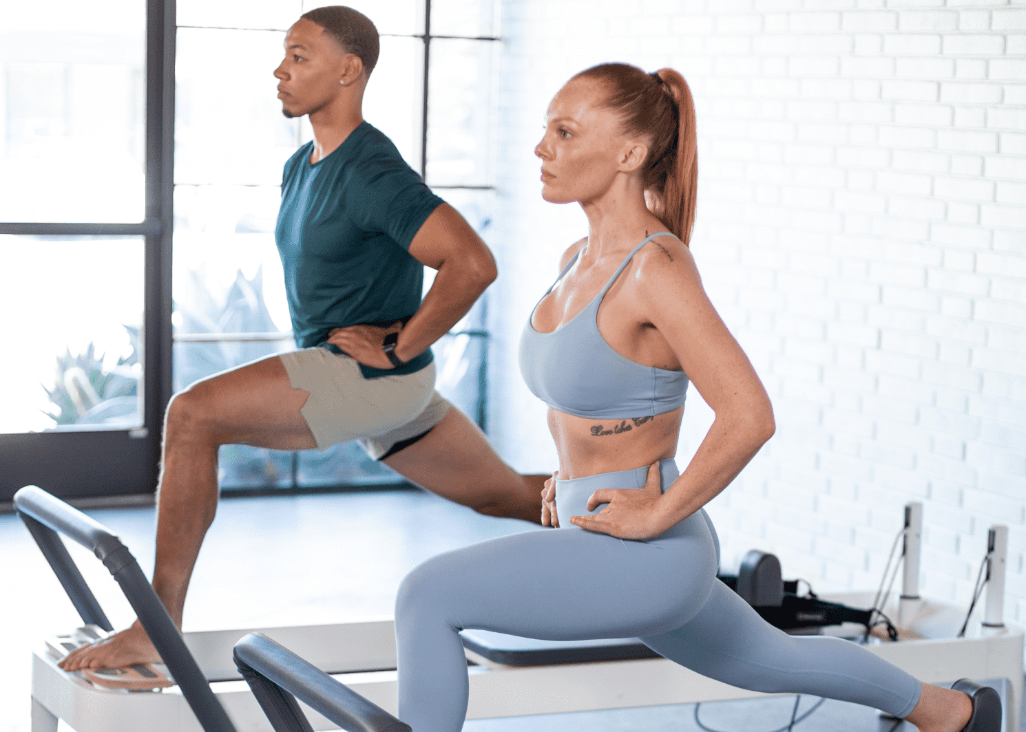 lunges on allegro 2 reformer